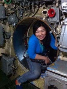 me stuck in submarine :)